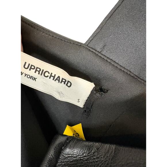 Amanda Uprichard Nia Cropped Top Faux Leather Sexy Edgy Classy Party Concert S - Picture 7 of 10